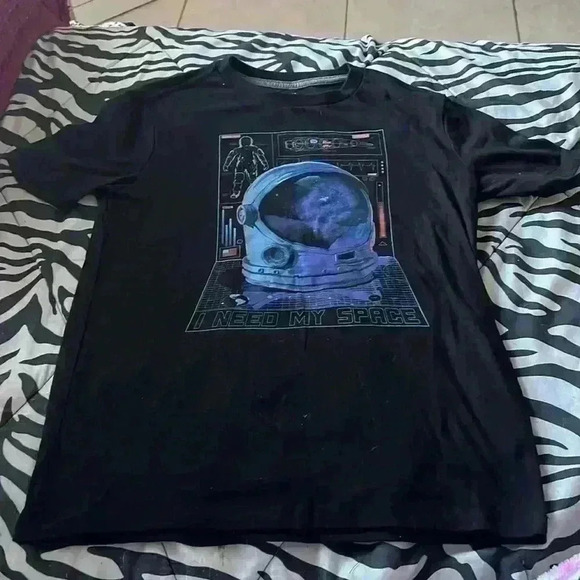 Black Graphic Tee - Picture 1 of 3